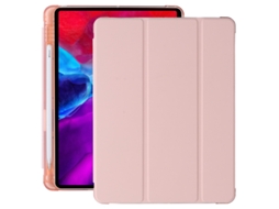 Capa De Tpu Para Tablet Com Airbag De Quatro Cantos E Três Dobras, À Prova De Choque, Para Ipad Pro13, 2024 Digitallab Rosa