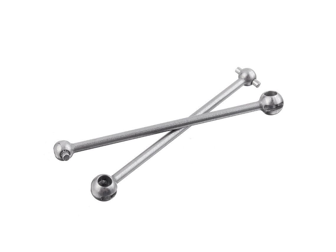 2 Peças Wltoys 144001 144010 1/14 Rc Car Spare Metal Universal Drive Shaft 1282 Vehicles Model Parts MDUG