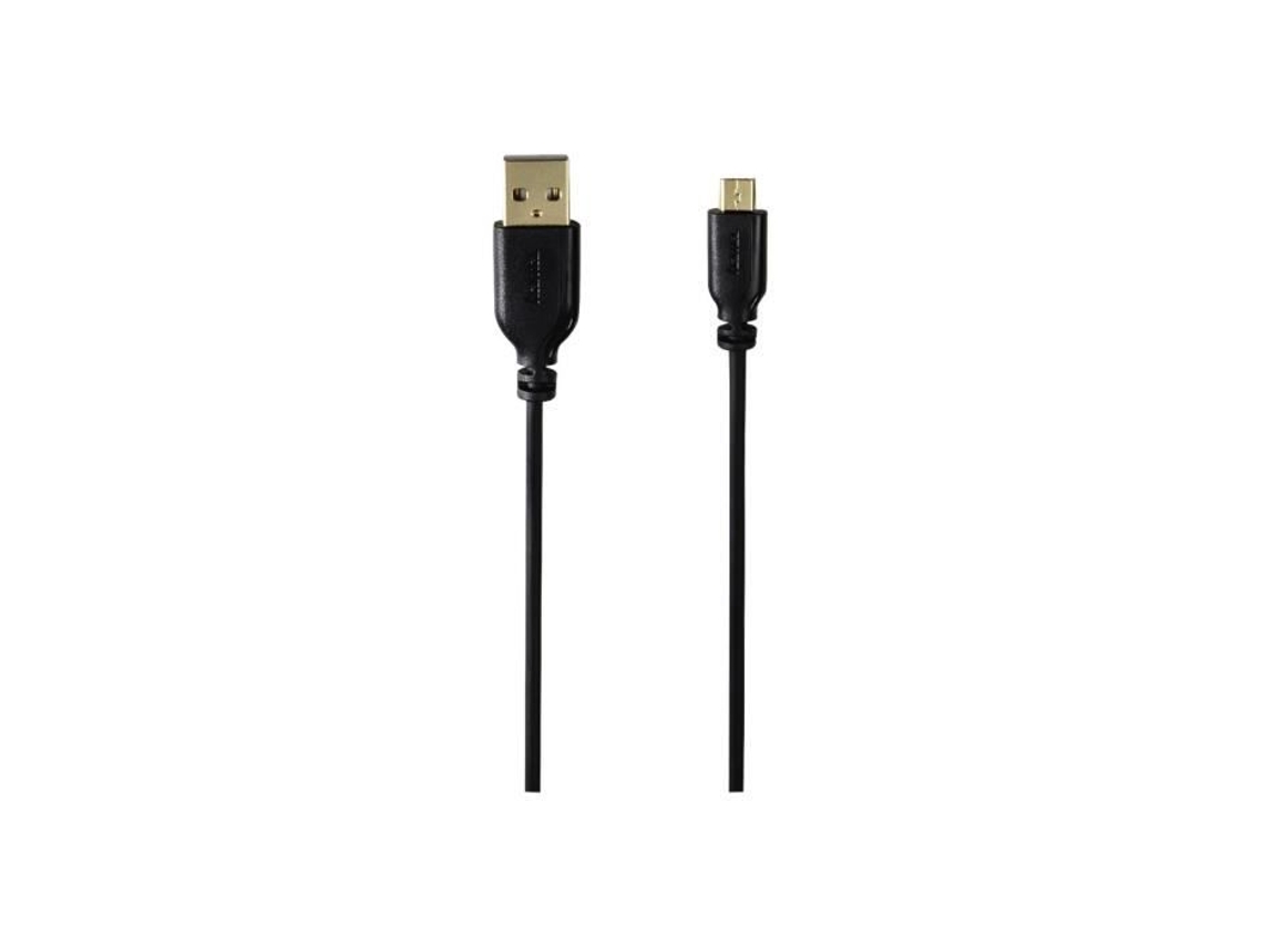 Cabo de Usb HAMA Usb M Micro-Usb Tipo B M Reversível Usb 2.0 75 Cm Moldado Preto