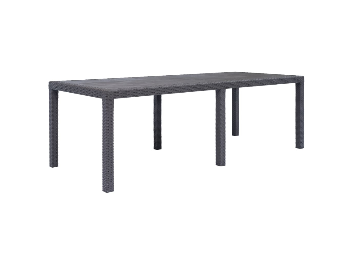Garden Table, Garden Tables Vidaxl Marrom Plástico (220 X 90 X 72 Cm)