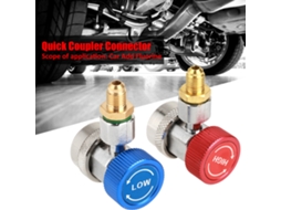 Laxiscreed - Conector R134 Para Ar Condicionado, Alta E Baixa Pressão Com Tampa De Proteção