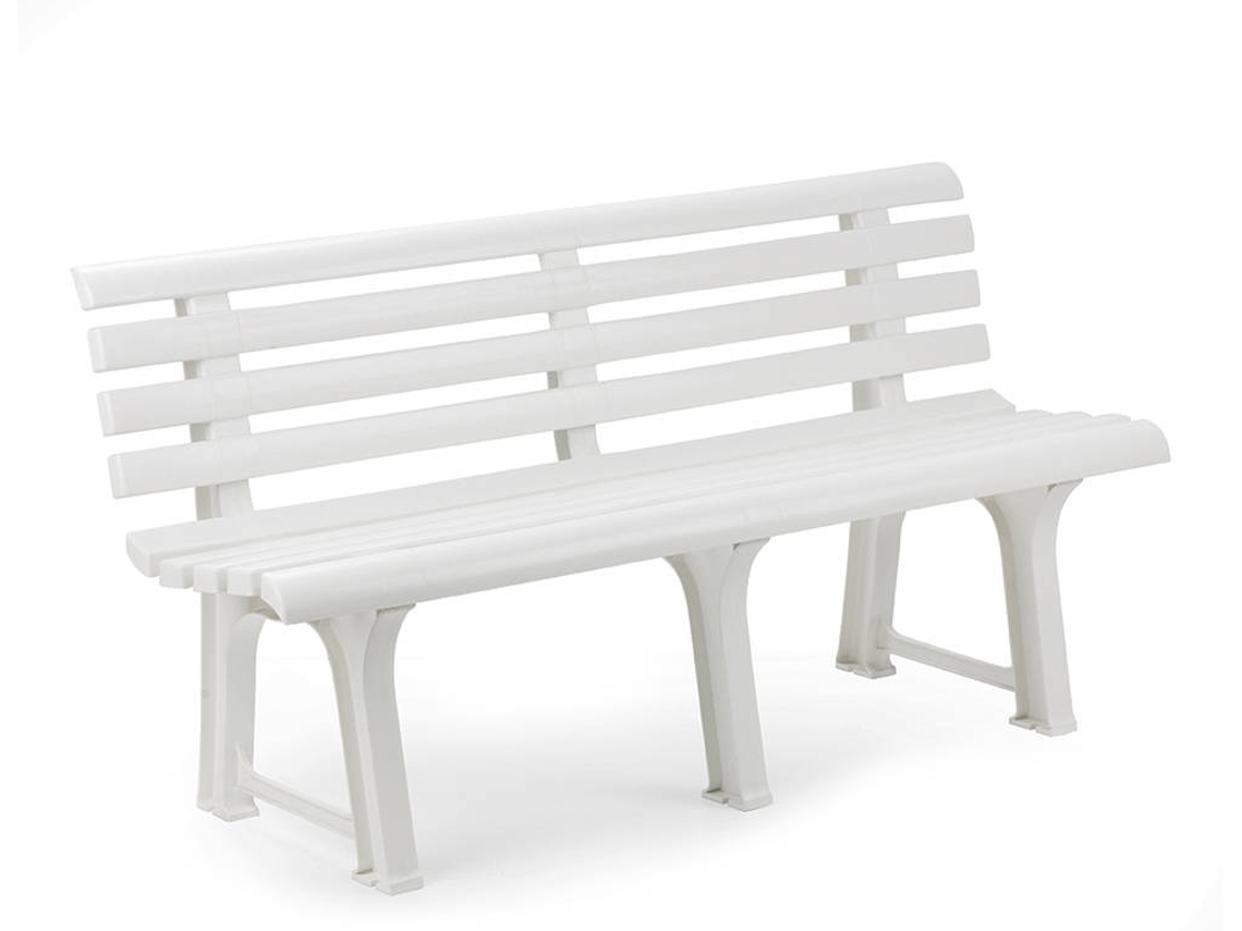 Banco de Jardim IPAE-PROGARDEN Orchidea Branco (145x49x74cm)