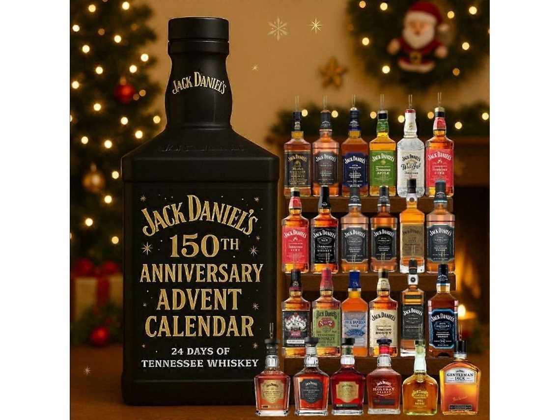 Calendário de Avento Nova LINE, Whisky Jack Daniels, 150º, Natal 2025, Festival de Chegada