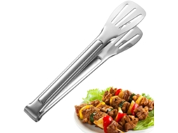 Pinça De Aço Inoxidável Para Buffet Metal Servir Alimentos, Ideal Para Cozinhar, Acampar, Fazer Churrasco, Saladas E