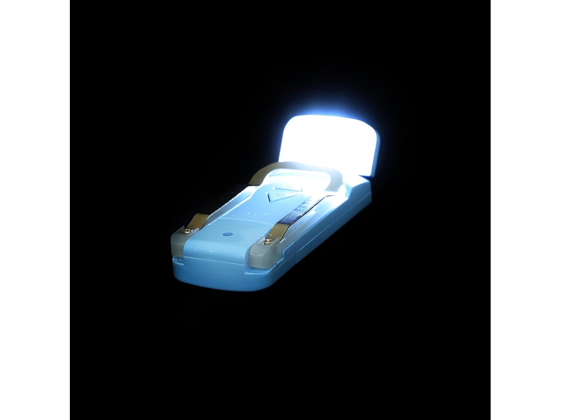 Luminária De Leitura Flexível E Recarregável Homsfou Com Clipe, Luz Noturna Para Leitura Na Cama Com Temperaturas De Cor