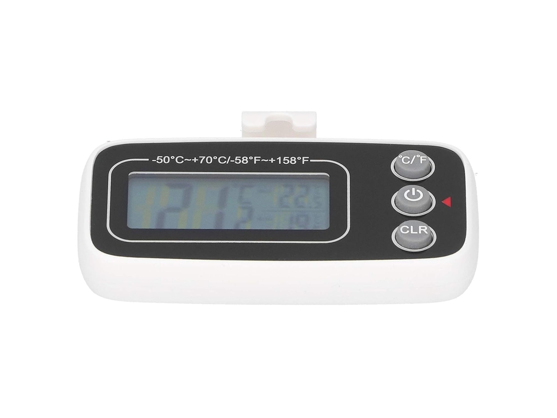 Lurelia Termo-higrómetro Digital, Para Frigorífico E Congelador, Alta Precisão, Visor Fácil Leitura, Memória Máx./mín., Impermeável