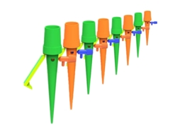 Kit De Irrigação Por Gotejamento 12 Peças, Regador Automático Para Plantas, Sistema De Irrigação Para Jardim Interior E Exterior
