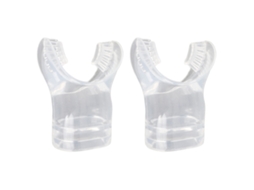 2 Peças Bocal De Silicone Para Snorkel Transparente Acessório De Substituição Confortável
