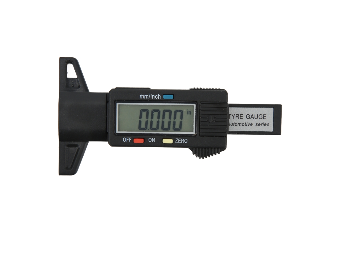 Calibre Digital De Profundidad De Surco De Neumático 0-25mm Con Pantalla Lcd Herramienta Precisa Universal De Medición