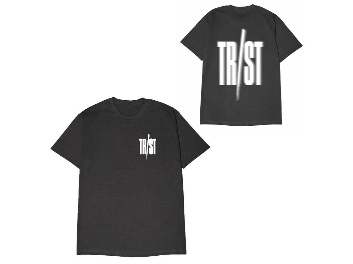 Tr/st Tr/st Double Logo T shirt W/ Blurr ROCKINSTONE Size:xl