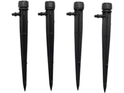 Conjunto de 5 aspersores automáticos círculo completo com estaca 5 polegadas S/MARCA