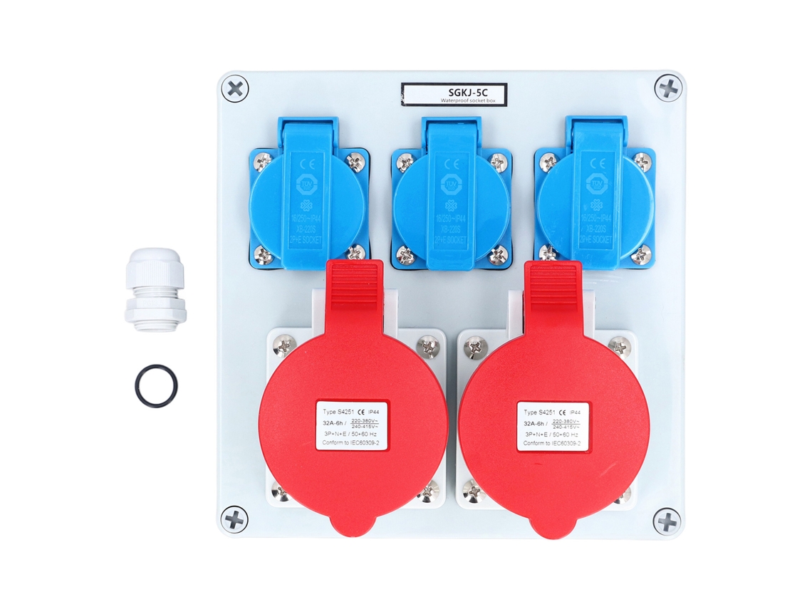 Laxiscreed Caixa De Tomada Eléctrica Ip44 À Prova De Água Para Uso Exterior E Jovens Profissionais