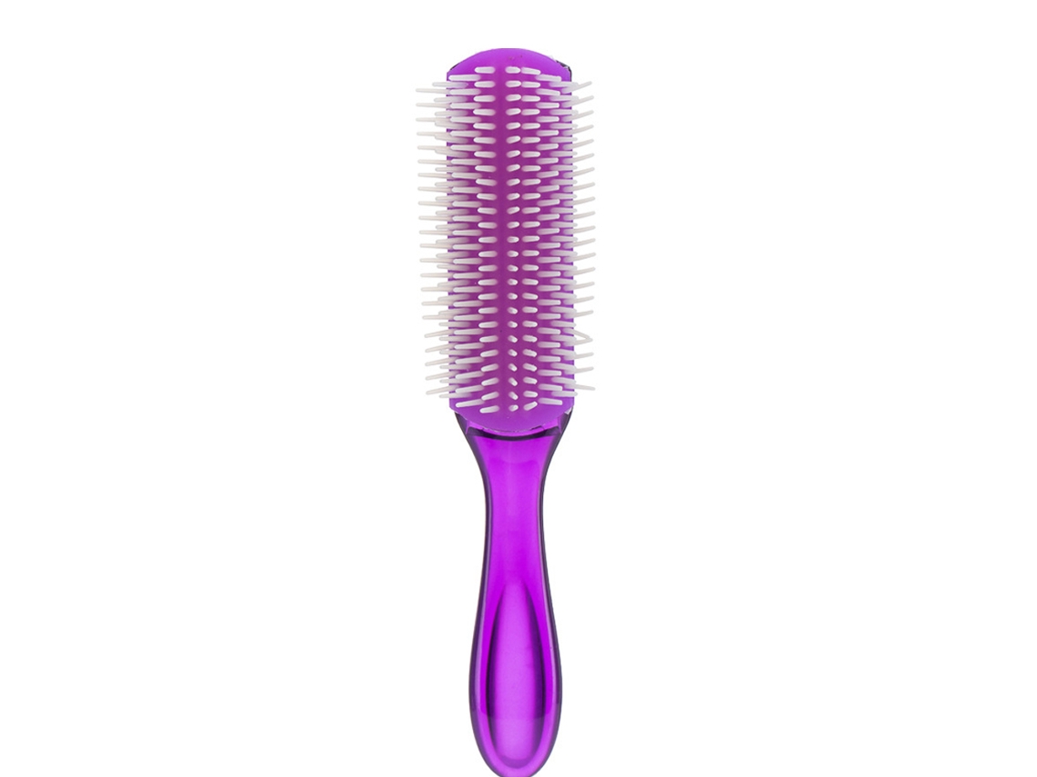 Escova Modeladora de 9 Fileiras para Cachos Escova de Cabelo para Separar O Cabelo Modelar Cachos Modelar e Finalizar O Cabelo JEDBESETZT