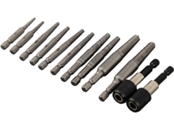 Conjunto De 12 Extratores Parafusos Quebrados, Kit Para Remoção De Parafusos Sextavados Enferrujados, Espanados E