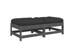 Garden Footstool, Garden Footstools Vidaxl Cinzeto Madeira De Pinho (n/a)