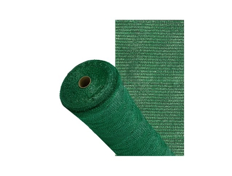 Rolo De Malha De Sombreamento 1 X 50 Metros, Reduz A Radiação, Protege Jardins E Terraços, Regula A Temperatura, Cor Verde Claro Saturnia