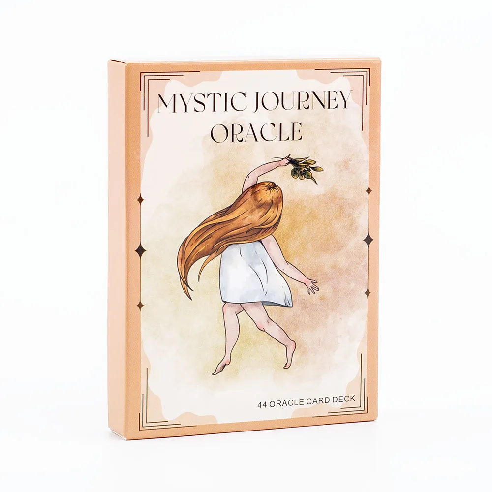 Jogo De Cartas Oráculo Jornada Mística Para Adivinhação Espiritual, 44 Cartas, 10,3 X 7,3 Cm