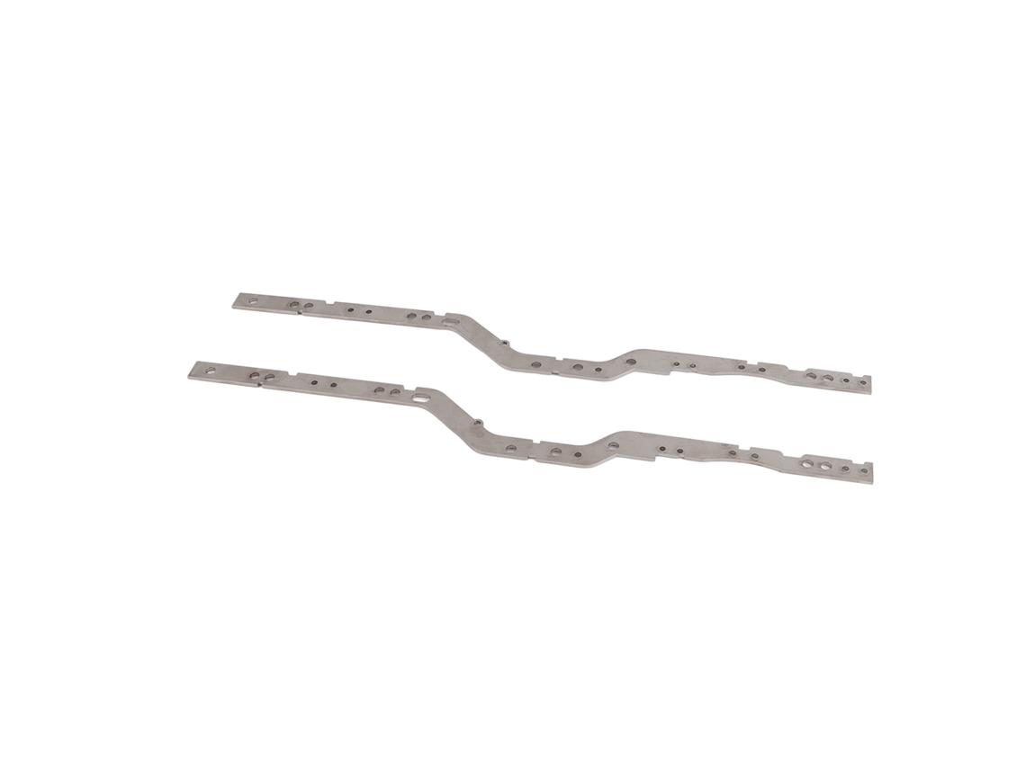 Mali 2pcs Longarina de Chassi de Carro Rc L0035 Aço Inoxidável Peças de Upgrade para Carro Controle Remoto