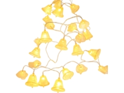 Luzes De Natal, 4,8 Metros, À Prova D'água, Com Alce E Floco Neve,