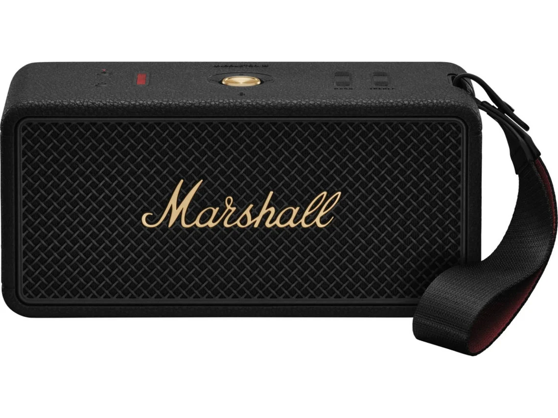 Coluna Bluetooth MARSHALL Middleton (Autonomia: Até 20 h - Preto)