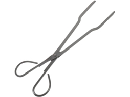 Pinça Para Lenha Vaguelly, Resistente, Em Ferro Preto, Grande E Multifuncional, Ideal Para Lareiras E Churrasqueiras