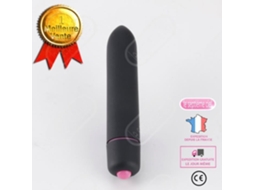 LSC® Brinquedos Sexuais para Adultos Bola Longa Pontuda Dispositivo Masturbador Feminino Bola Massageador Preto De Dez Frequências LE SEPTIÈME CIEL