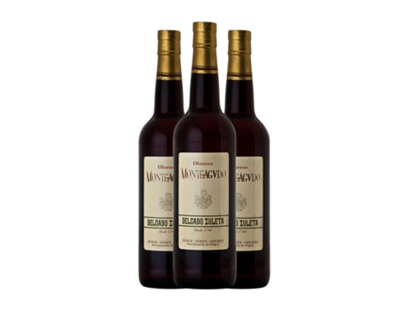 Vinho doce DELGADO ZULETA Oloroso Monteagudo Palomino Fino Jerez-Xérès-Sherry (0.75 L - 3 Unidades)