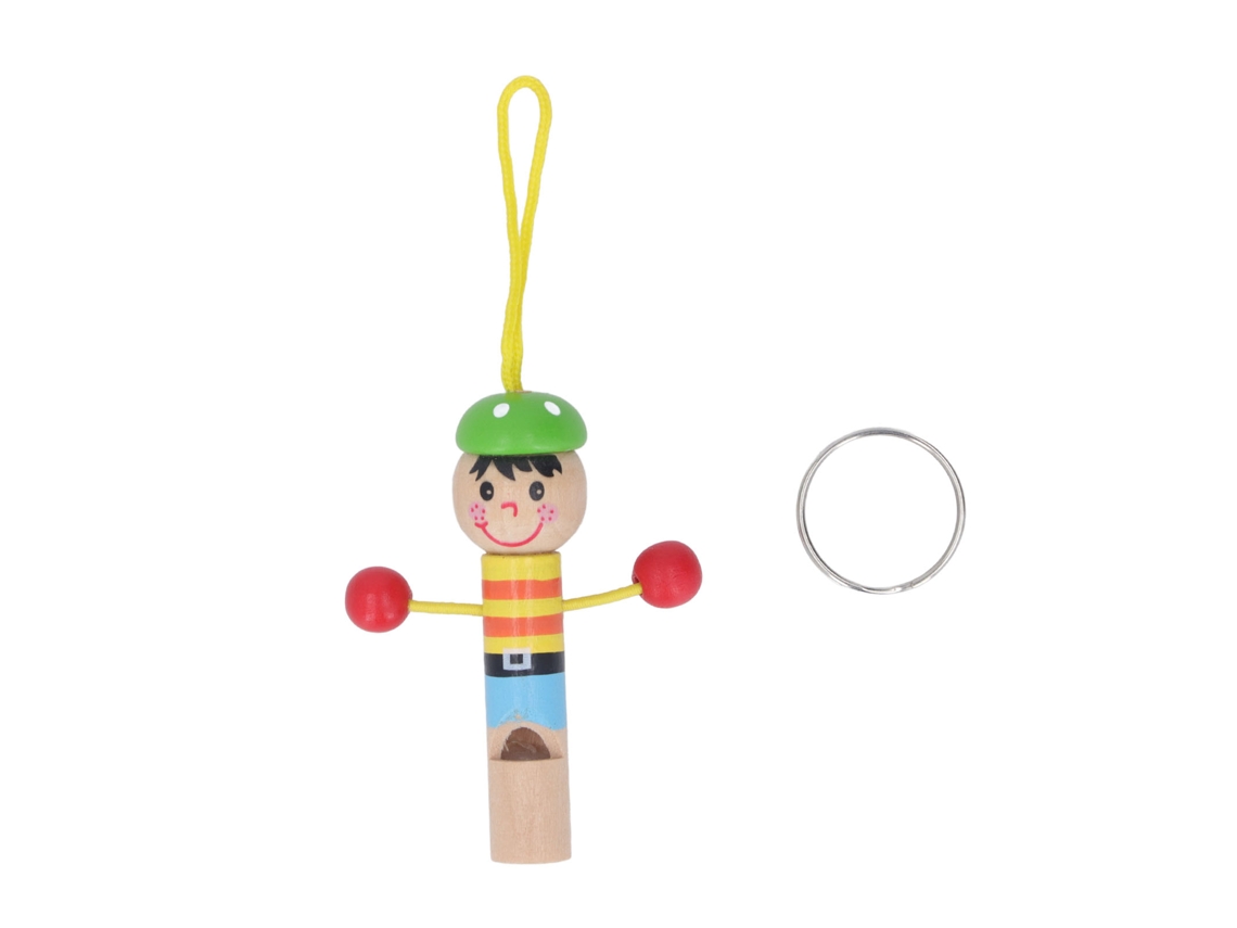 Mali apito de Madeira Infantil Flauta Musical Colorida Brinquedo Educacional Cartoon Pirata