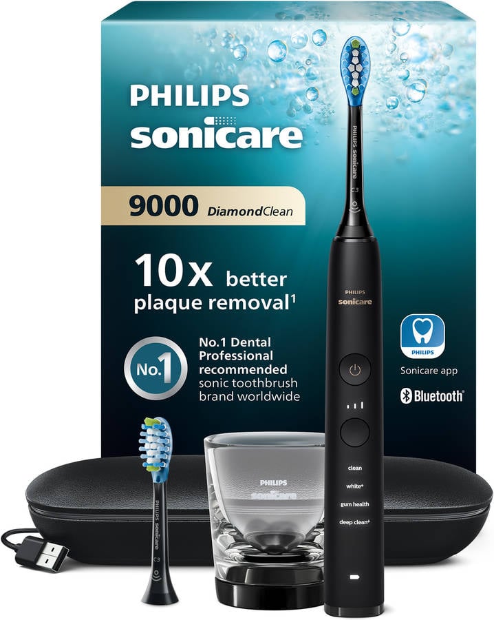 Escova de Dentes Elétrica PHILIPS HX9913/18 9000 DiamondClean