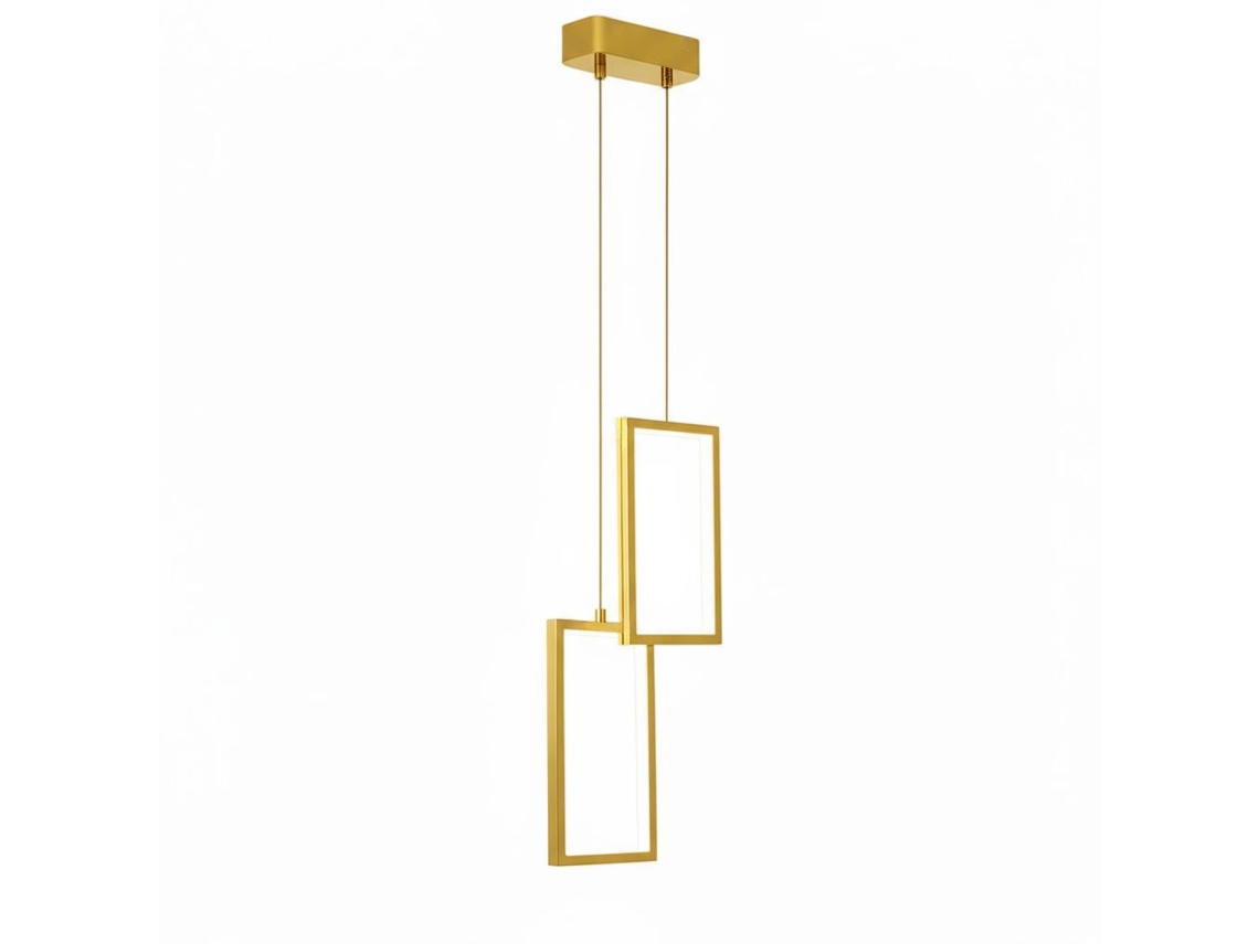 Luminária De Teto Pendente Toolight Lhj086 2cp Gold