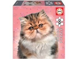 Puzzle EDUCA Educa Cat Breeds 100 Persian (Idade Mínima: 6 Anos - 100 Peças)