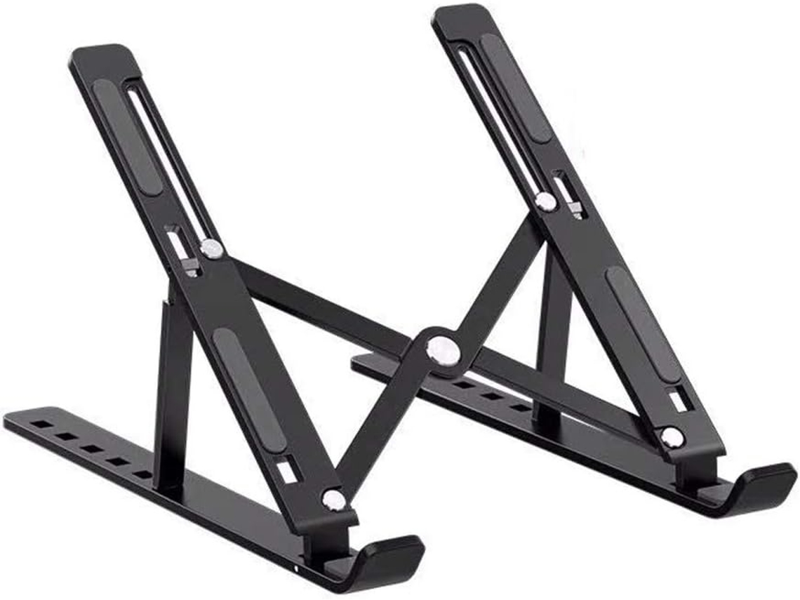 Lurelia Suporte Para Portátil Ajustável, Ergonómico, Em Preto