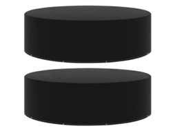 Vidaxl Capas Para Mobiliário De Jardim 2 Pcs Com 10 Ilhós 325x90 Cm