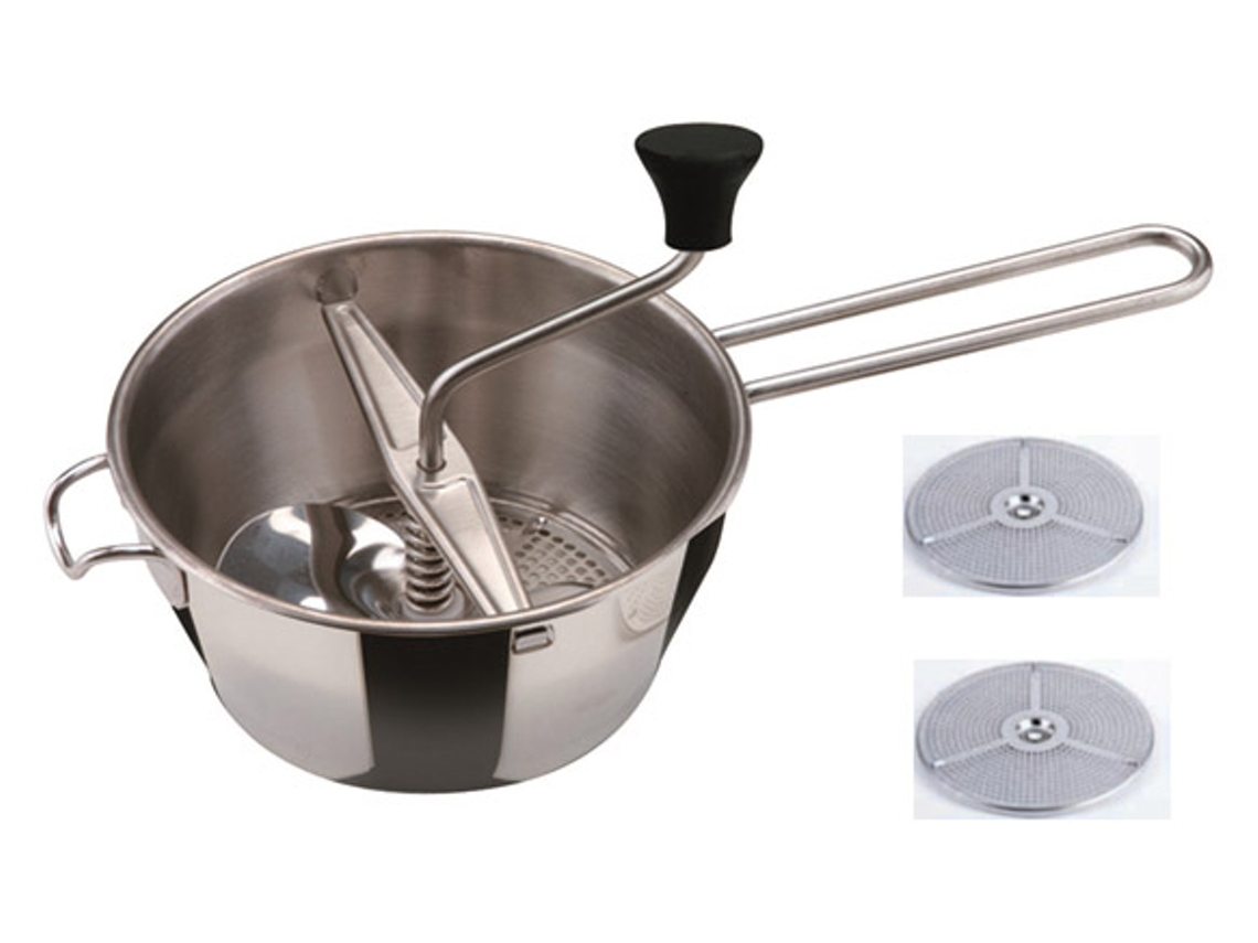Processador de alimentos de cozinha 2 discos com haste de aço inoxidável INOXIBAR