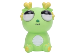 Brinquedo de Estresse Dragão Pvc com Olhos Saltantes S/MARCA