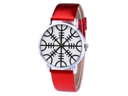 Reloj Analógico De Cuarzo Con Correa Pu Para Mujer Zhoulianfa Regalo De Amor Rojo