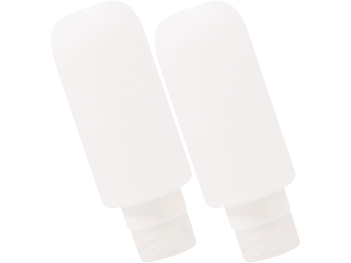 Nuobesty De 2 Frascos De Viagem Vazios Em Silicone Transparente De 200ml