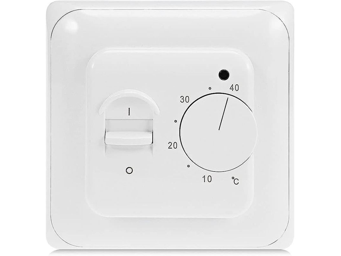 Termostato Manual Eléctrico Para Calefacción Por Suelo Com Sonda 220v 16a Controlador Mecânico