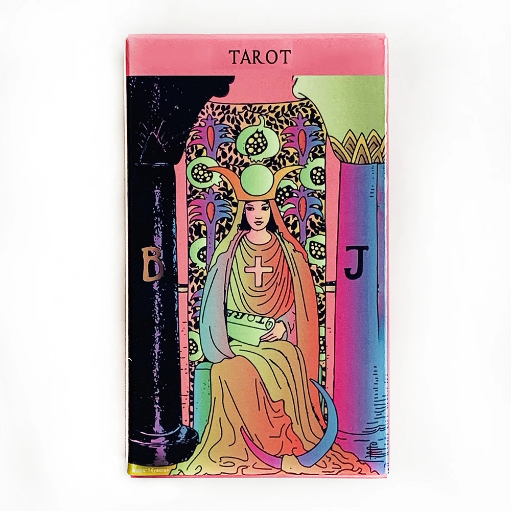 Jogo de Tabuleiro com Cartas de Tarô Rosa para Previsões e Adivinhação MDUG (versão em Inglês)