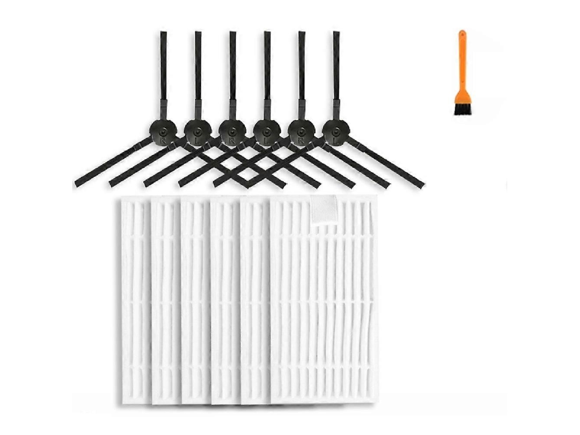 Peças Para Aspirador Robô Ilife Chuwi V3 V3s V5 V5s V5s Pro V50 V55 X5: Escova Lateral E Filtro Hepa.
