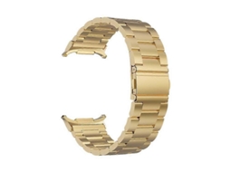 Pulseira De Aço Com Três Contas Para Samsung Galaxy Watch Ultra 47mm