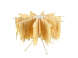 Suporte De Secado De Massa Plegável, 10 Braços Estáveis, Fácil Armazenamento E Instalação Rápida Para Cozinha (branco)