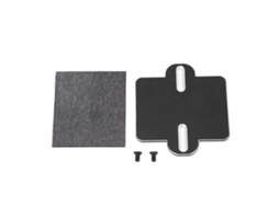 Mali placa de Montagem Esc de Alumínio com Absorção de Impacto para Carros Rc 1/8 Traxxas Arrma Preto