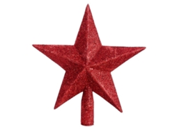 Topo De Árvore De Natal, Vermelho, 20 Cm Olysi Shop