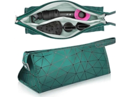 Bolsa de Armazenamento para Secador Cabelo em Couro Pu, Compatível com o Dyson Supersonic, Viagem Impermeável GOKOCO