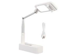 Suporte Extensível para Selfie com Luz, Controle Remoto, Transmissões Ao Vivo