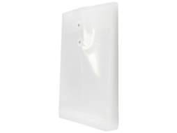 Pacote Com 12 Envelopes Plásticos Transparentes, Pastas Expansíveis Para Documentos Com Botões E Cordão Aquaforge