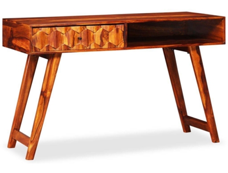 Secretária  (118x50x76cm - Madeira Sheesham Maciça)