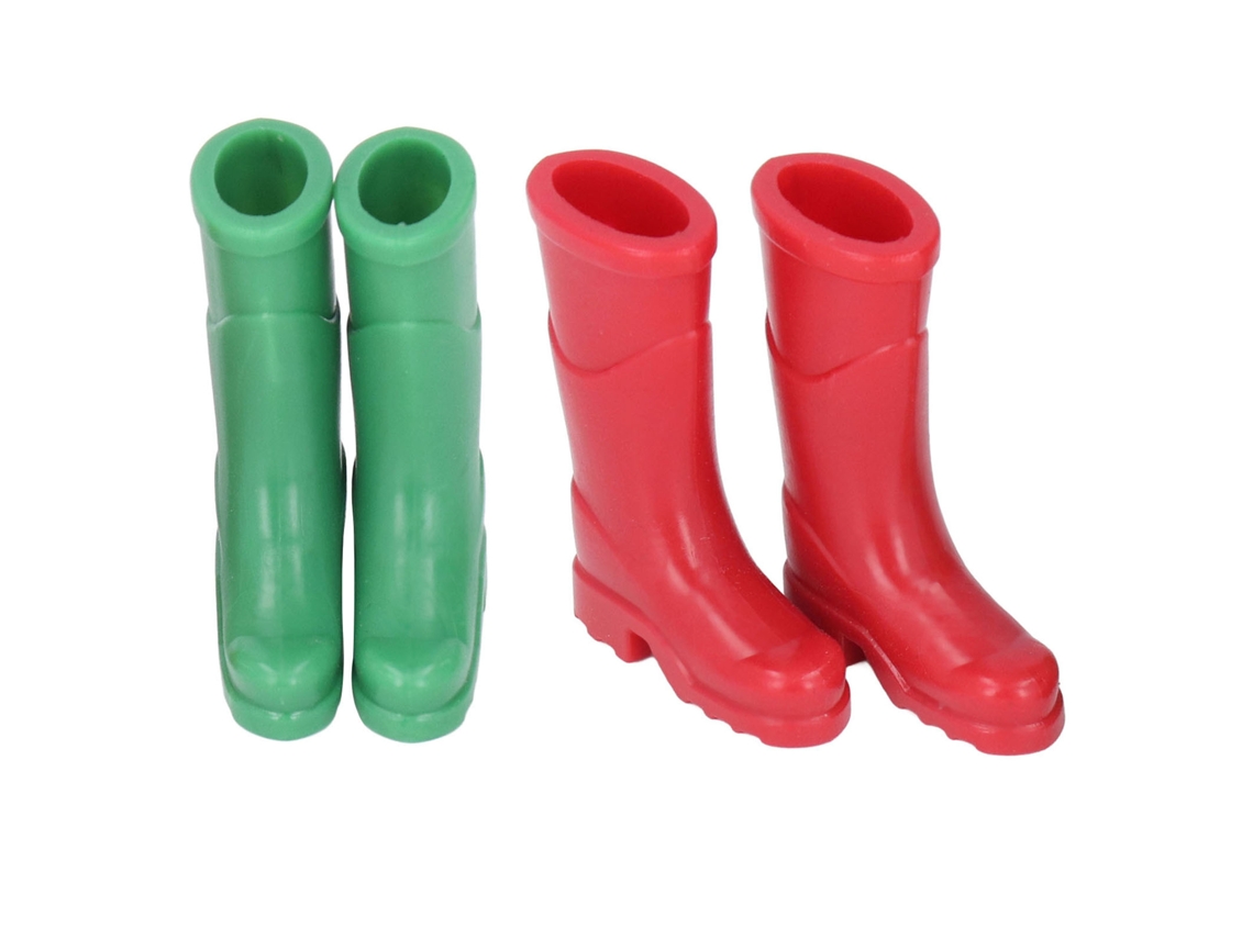 Botas Para Boneca 1:12 Decoração Casa De Bonecas Miniatura Botas De Chuva Ob11