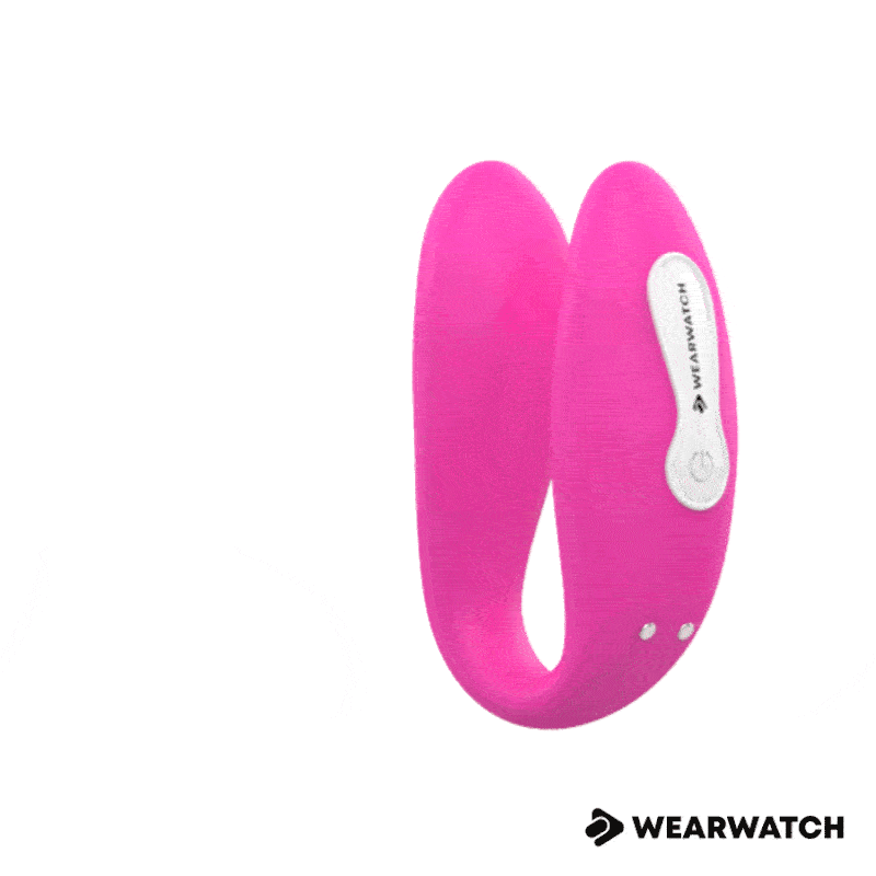 Relógio Wearwatch Duo Prazer Tecnologia Sem Fio Watchme Rosa Fúcsia